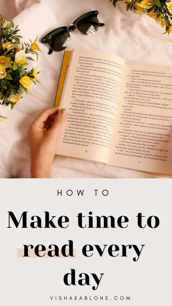 how to make time to read everyday 