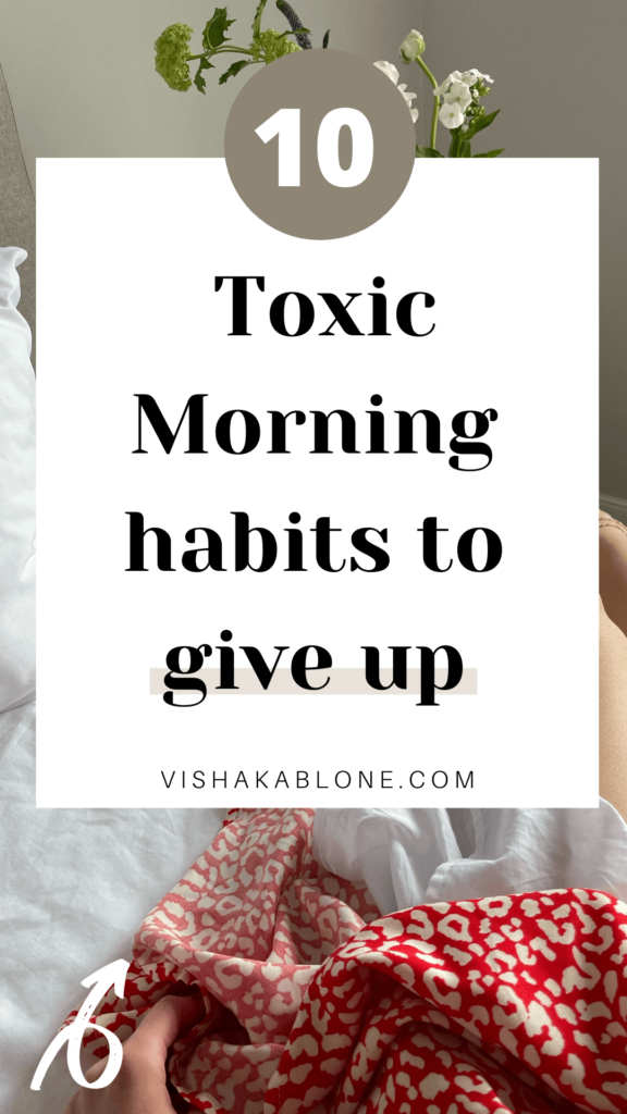 toxic morning habits to give up