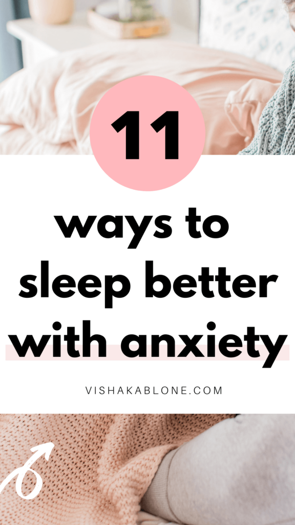 how to sleep better with anxiety 