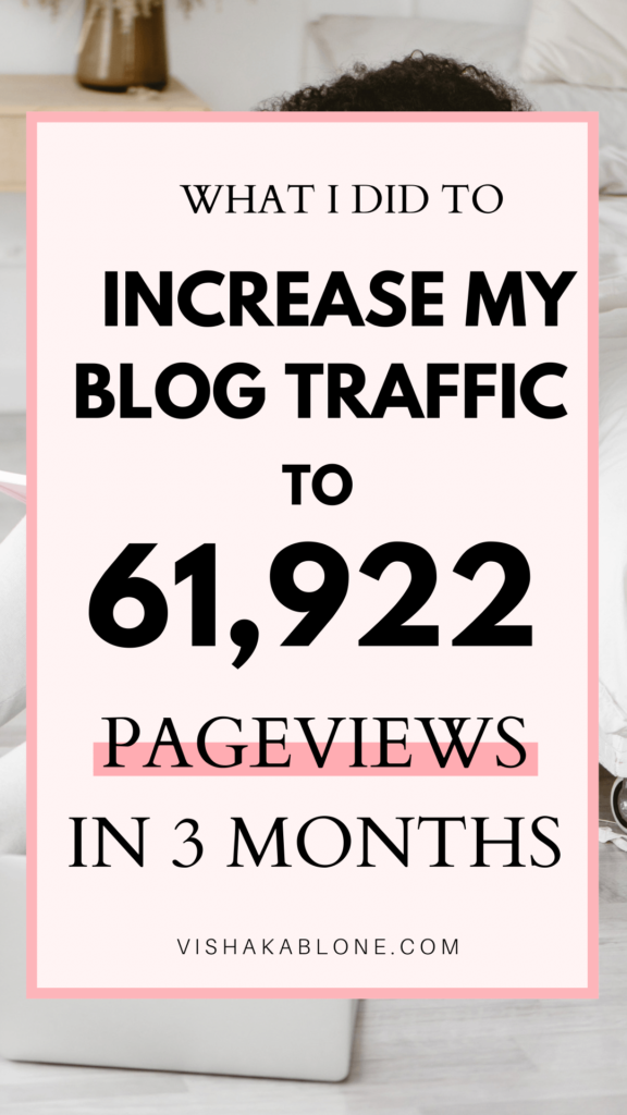 how I grew my blog traffic to 60,000 in 3 months 