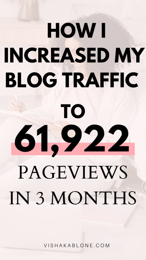 How to increase blog traffic to 60k in 3 months- blog traffic tips