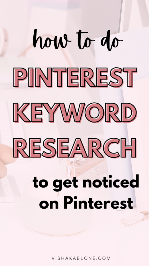 how to do Pinterest keyword research