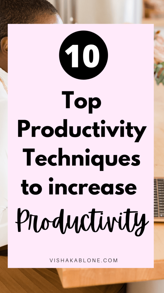 top productivity techniques like pomodoro 