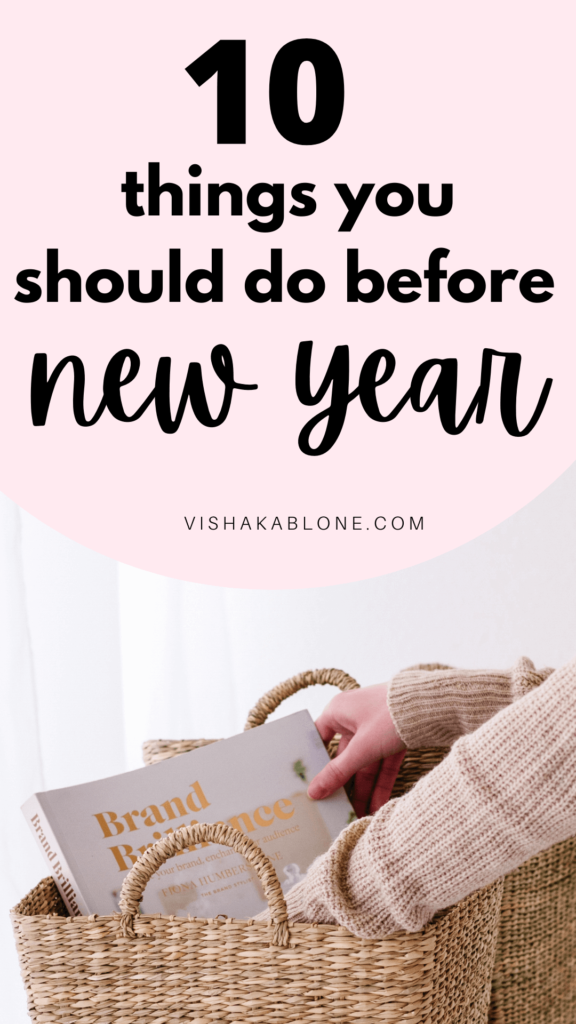 10 things you should do before New Year 