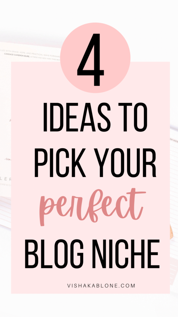 4 ideas to pick your perfect blog niche