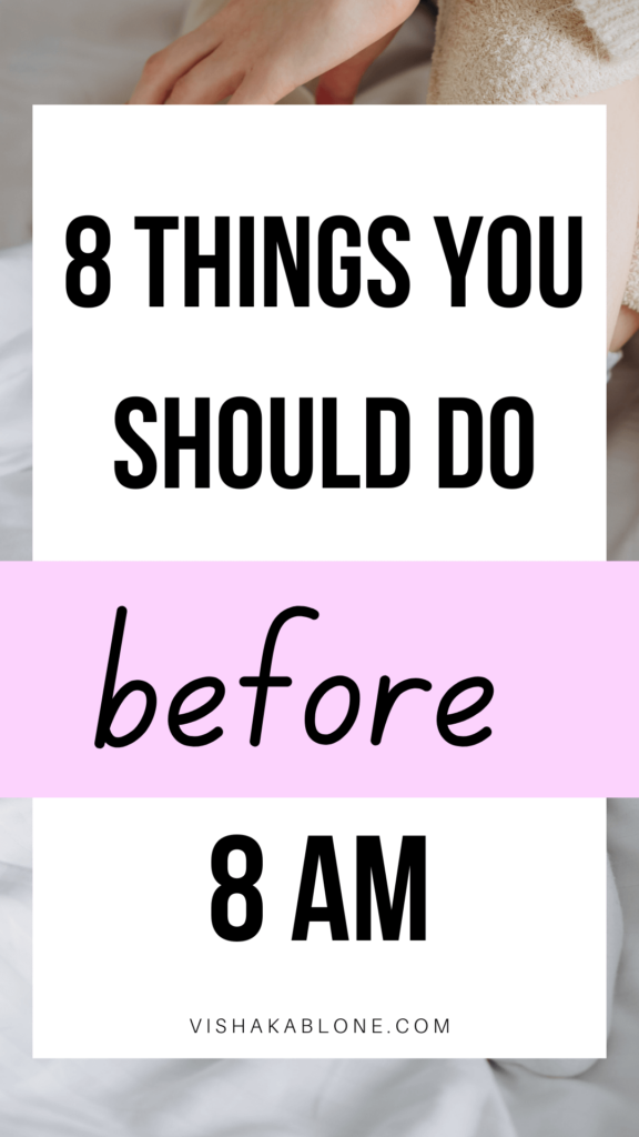 healthy morning routine- 8 things you should do before 8 am 