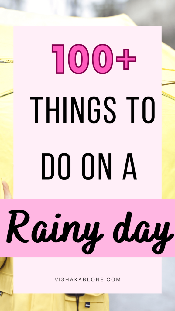 100 Things to Do on a Rainy Day for Adults - Authentically Del