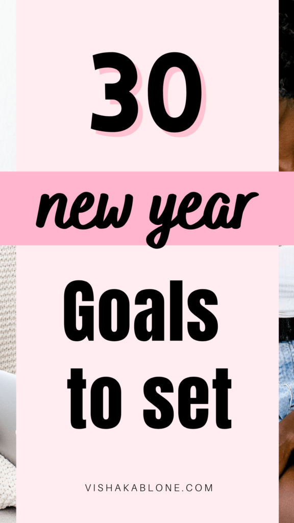 30 new year goals to set 