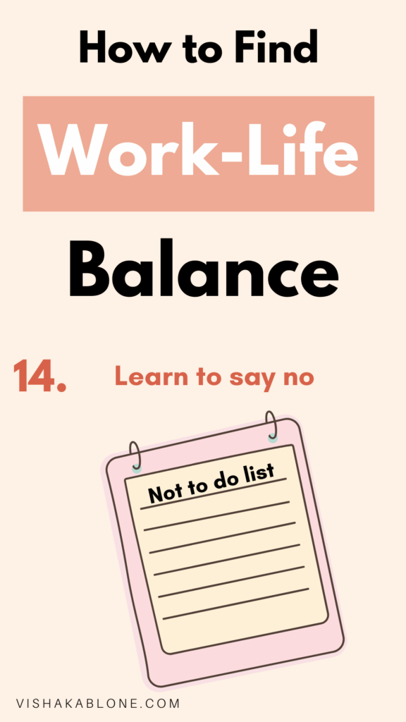 How to find work-life balance