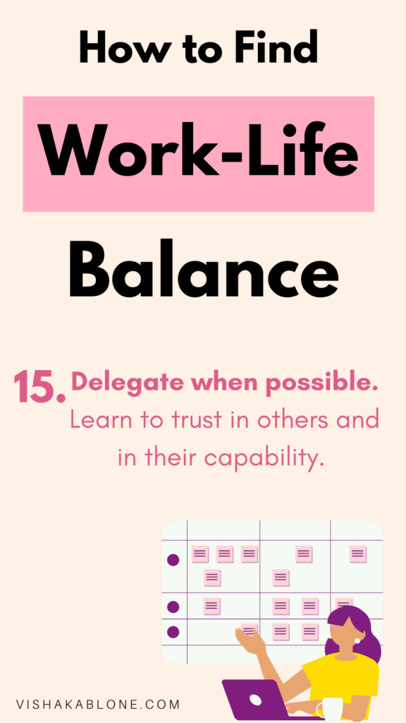 How to find work-life balance