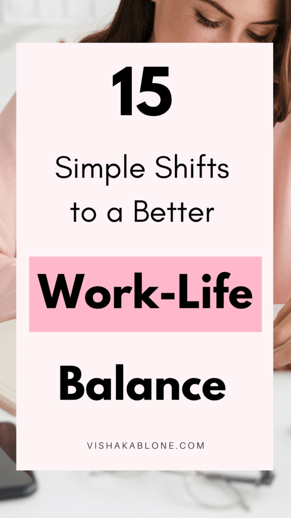 How to find a healthy work-life balance