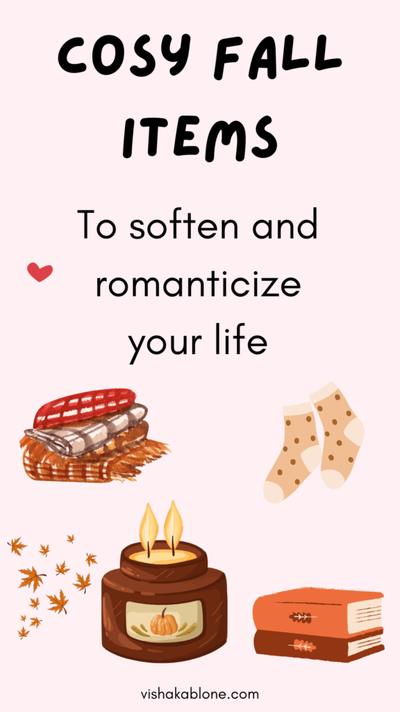 cosy fall items and fall essentials