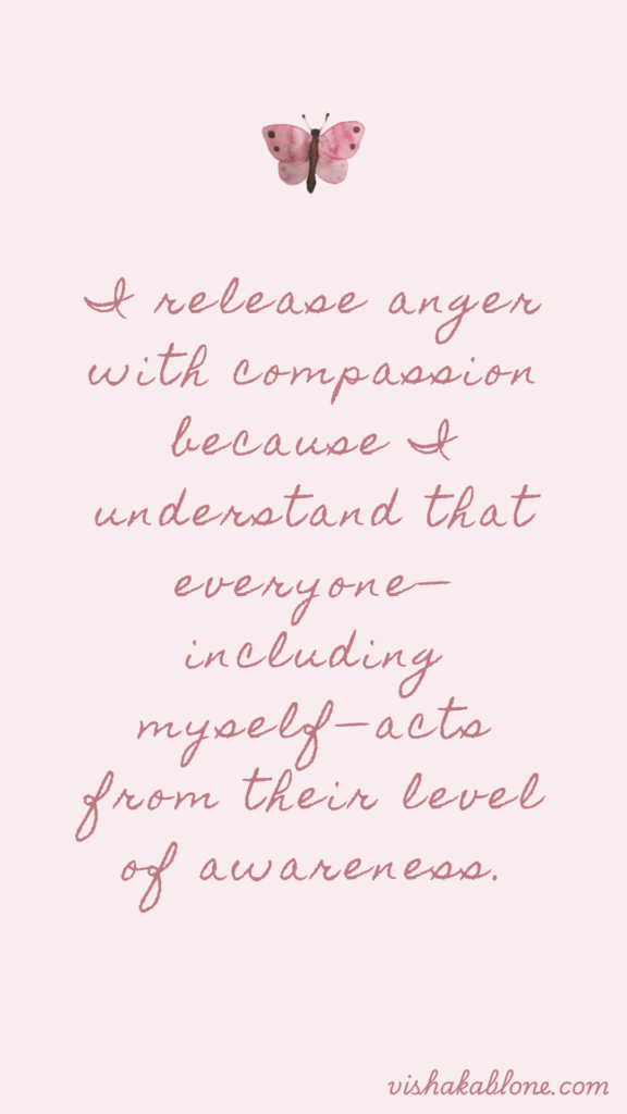 healing and letting go affirmations