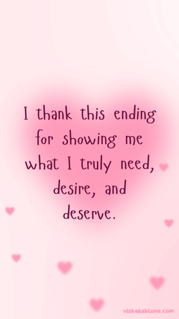 healing affirmations after breakup