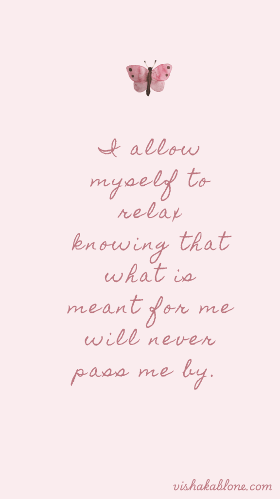 healing and letting go affirmations