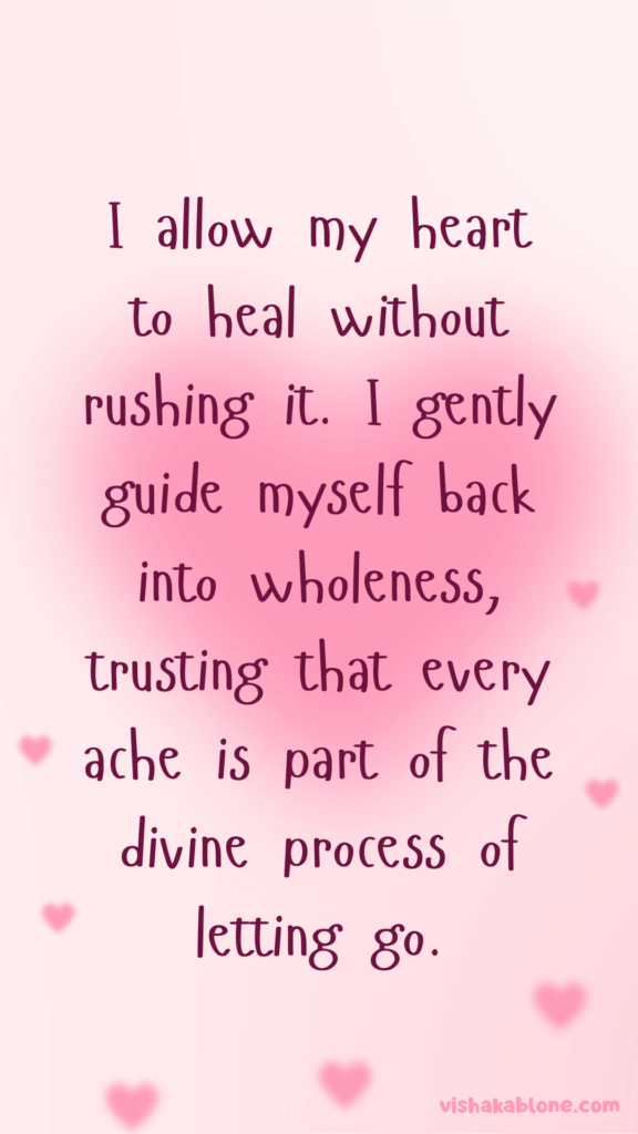 healing affirmations after breakup