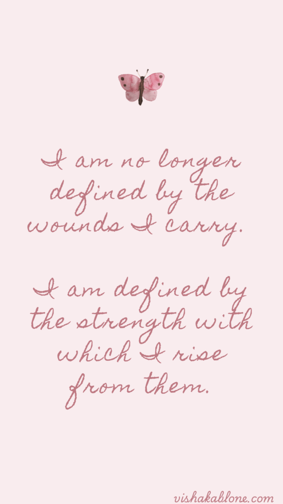 healing and letting go affirmations